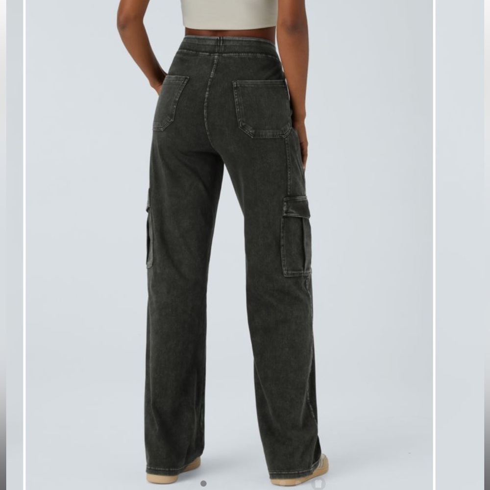 HALARA Black Cargo Pants - Picture 9 of 15
